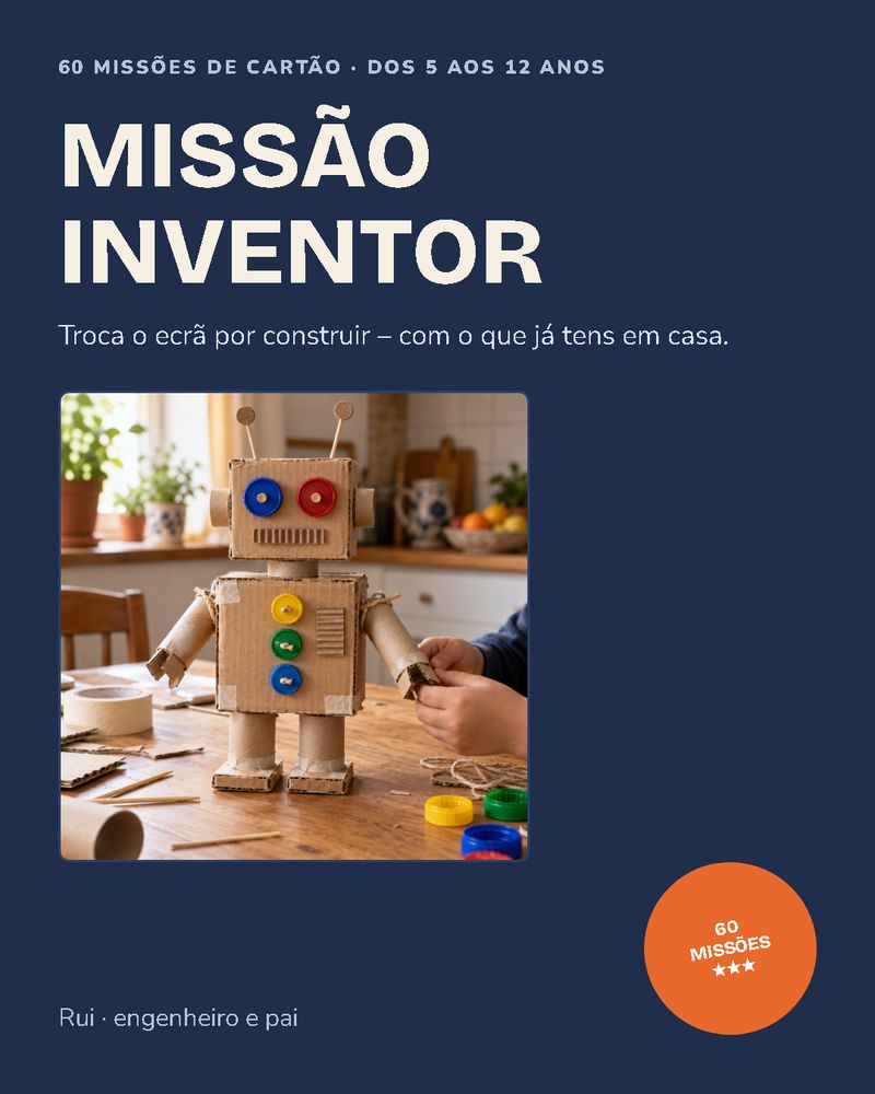 Capa do livro Missão Inventor