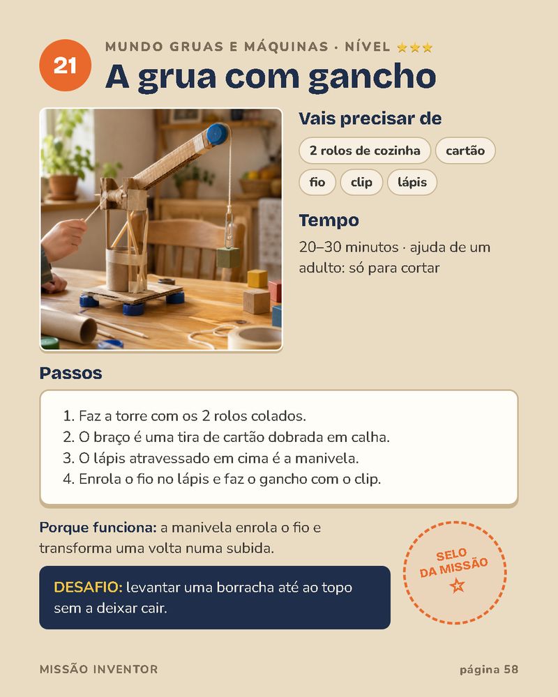 Missão: grua